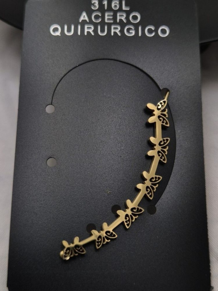 Золотистый кафф Бабочки 1J11030CJJ