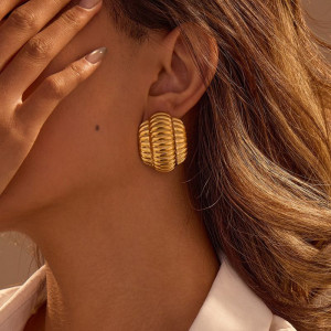 Серьги сталь CJR63544