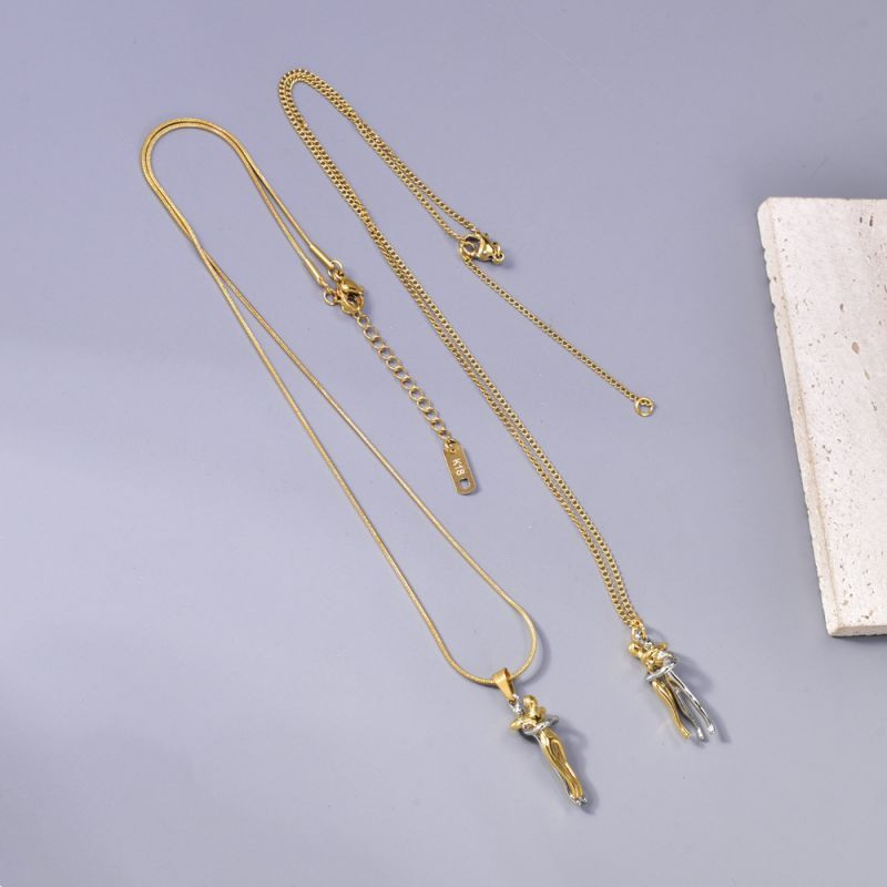 Колье из стали CJL14404