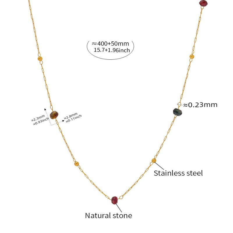 Двойной золотистый чокер с мелкими бусинами CJL24765