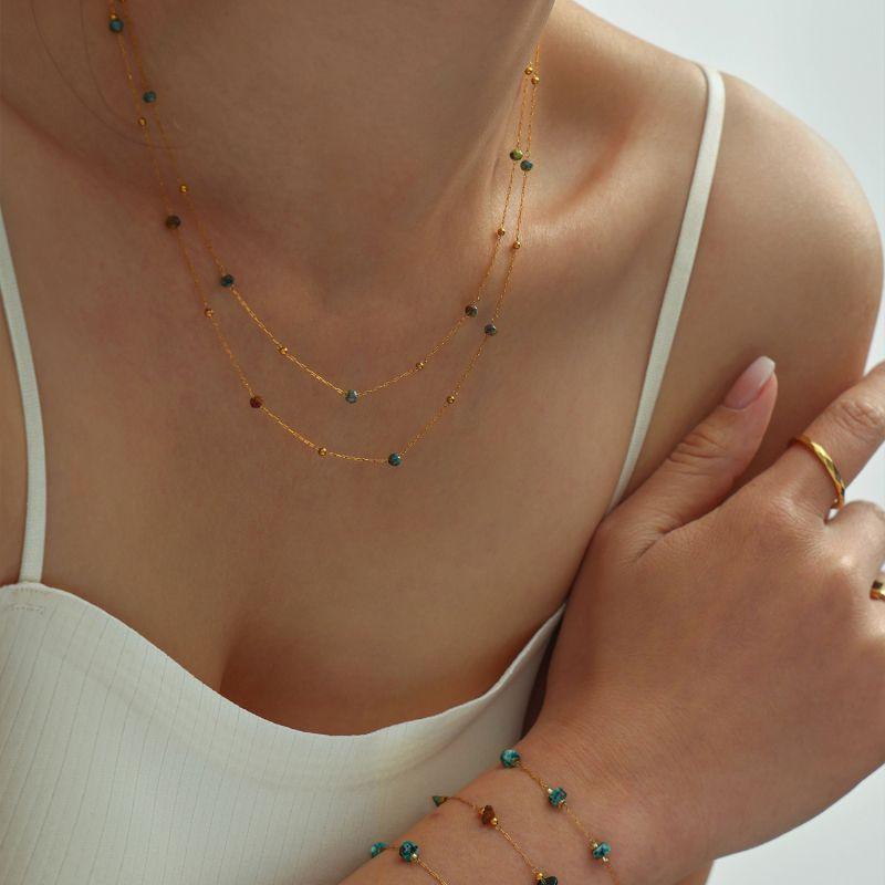 Колье из стали CJL24765