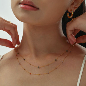 Колье из стали CJL24765