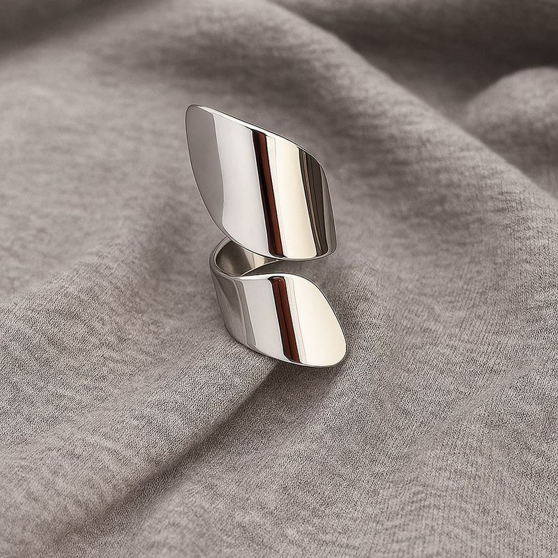 Кольцо широкое с геометрическим орнаментом 1J11916CJJ