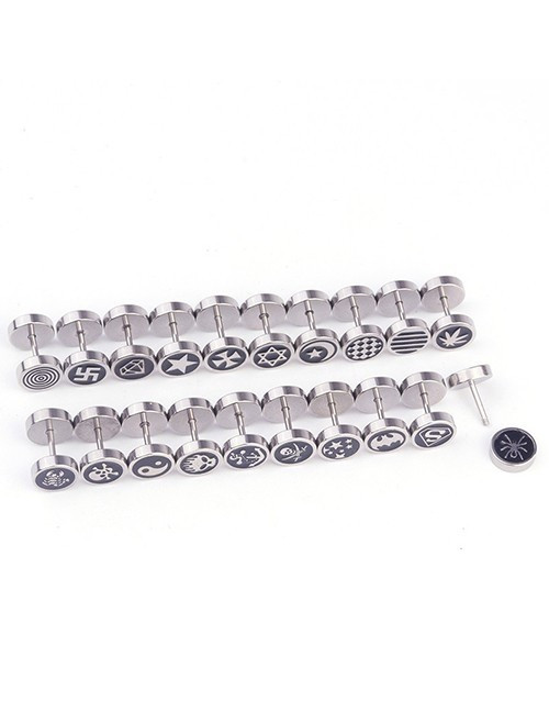 Стальные серьги (1 шт.) V49048 Стальные серьги (1 шт.) V49048