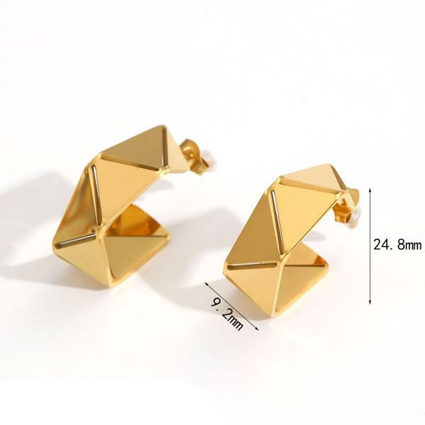 Серьги сталь CJL48435 Серьги сталь CJL48435