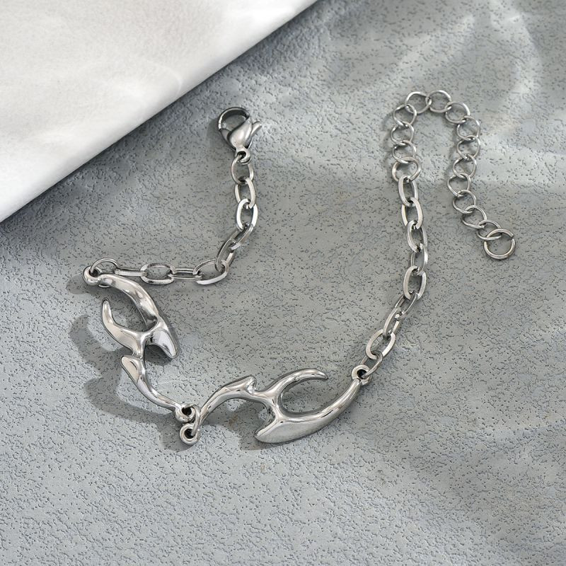 Браслет цепочка с фигурным плетением CJT17387 Браслет цепочка с фигурным плетением CJT17387