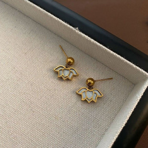 Серьги-пусеты Лотос CJG30612 Серьги-пусеты Лотос CJG30612