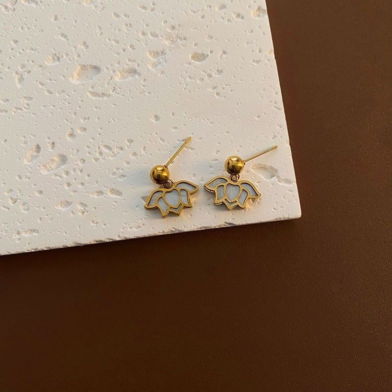 Серьги-пусеты Лотос CJG30612