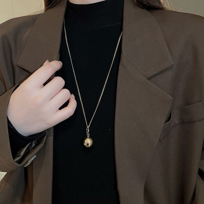 Минималистичная цепочка с подвеской-сферой CJH46272
