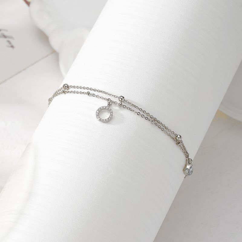 Браслет цепочка с круглыми подвесками CJR63294 Браслет цепочка с круглыми подвесками CJR63294