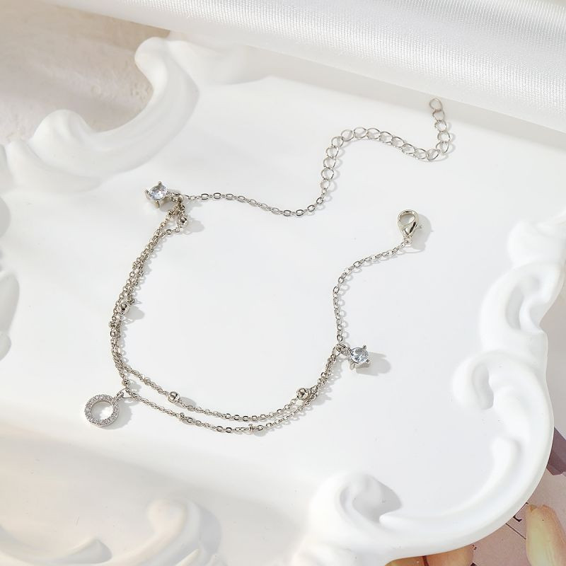 Браслет цепочка с круглыми подвесками CJR63294 Браслет цепочка с круглыми подвесками CJR63294