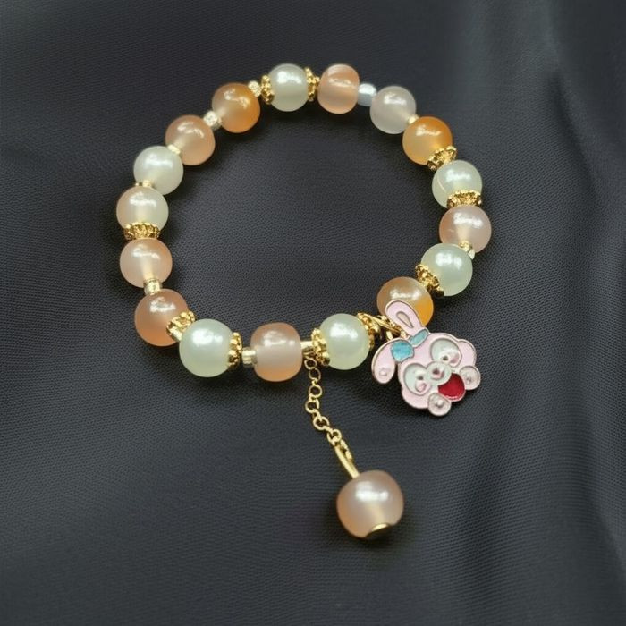 Браслет сказочный персонаж с разноцветными камнями J11040CJJ