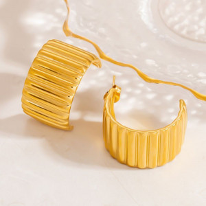 Серьги сталь CJL24165 Серьги сталь CJL24165