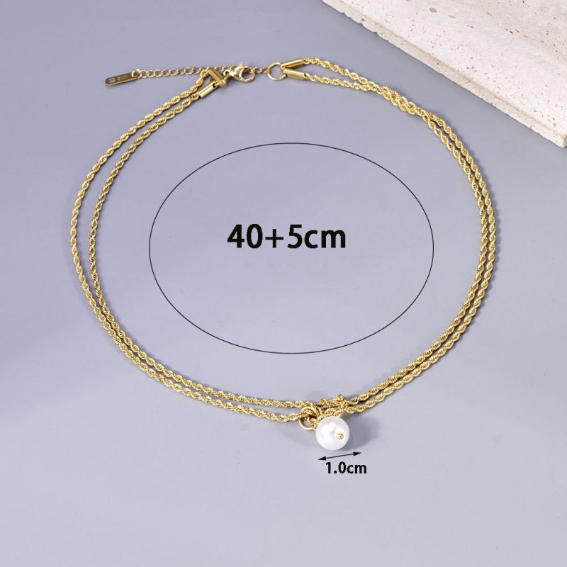 Колье из стали CJL14406