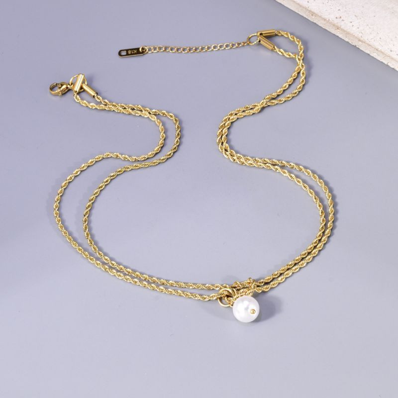 Колье из стали CJL14406