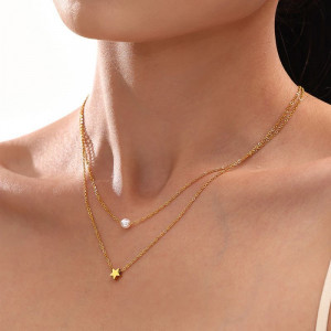 Колье из стали CJL24767