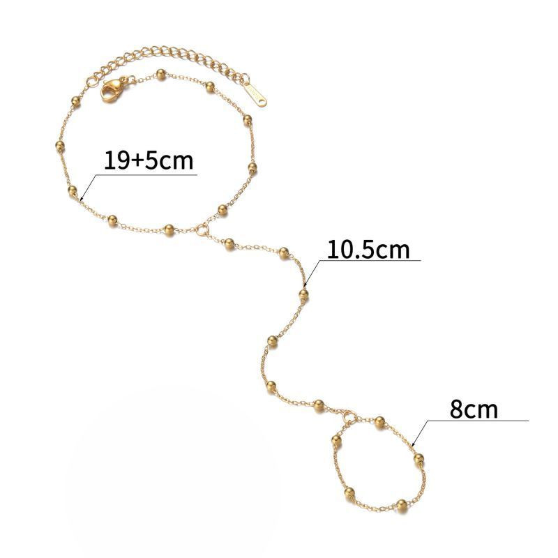 Браслет слейв нежные цветы с яркими акцентами CJG76154