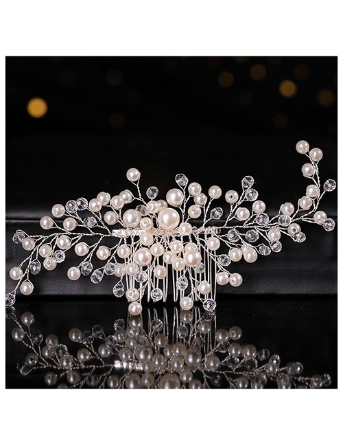 Заколка для волос свадебная G25810