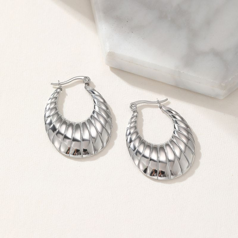 Серьги сталь CJM03786 Серьги сталь CJM03786