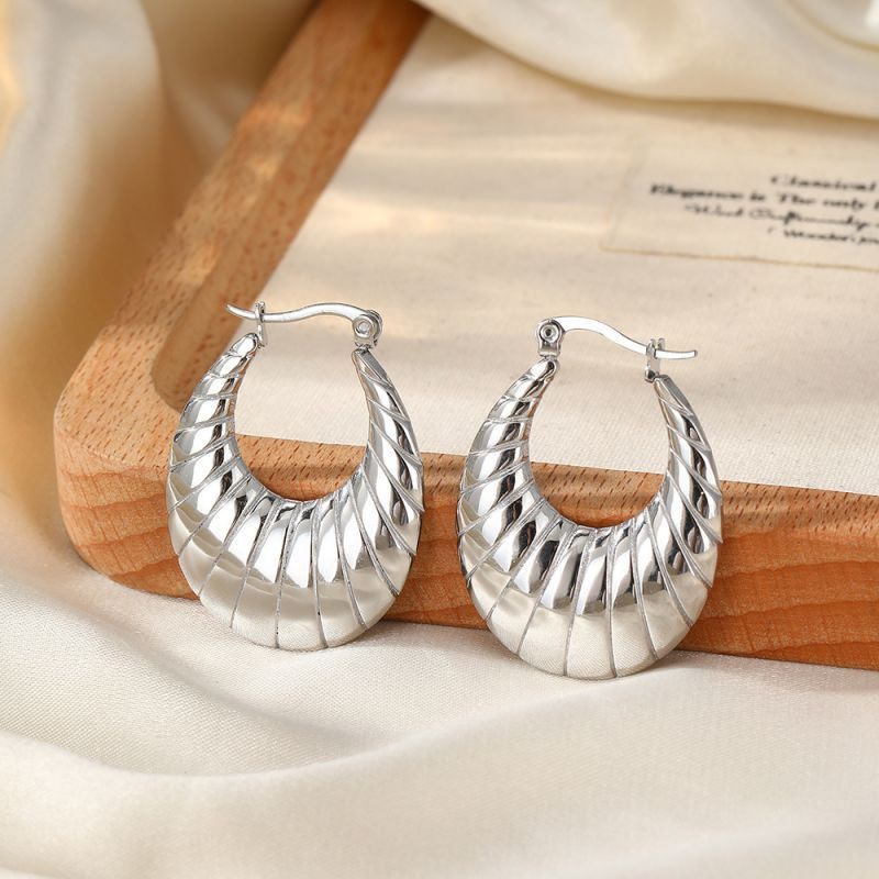 Серьги сталь CJM03786 Серьги сталь CJM03786