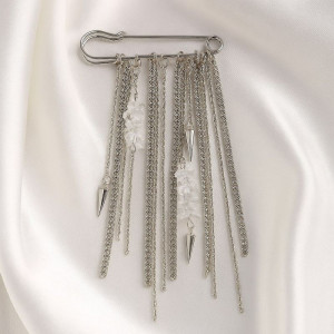 Брошь ювелирный сплав бусины 1J12348CJJ