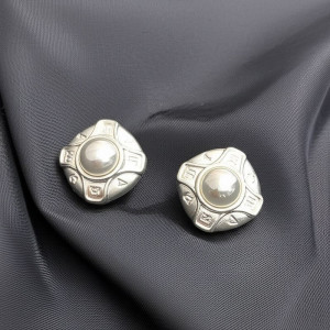 Серьги-гвоздики ювелирный сплав серебряный гвоздик 1J11919CJJ Серьги-гвоздики ювелирный сплав серебряный гвоздик 1J11919CJJ