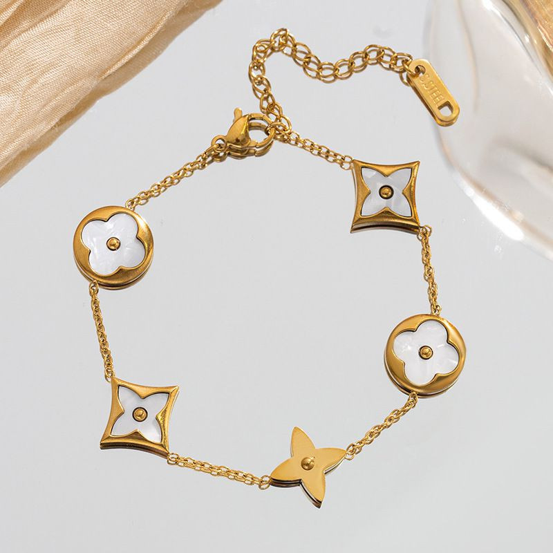 Браслет титановая сталь напыление золотом 1J12157CJJ