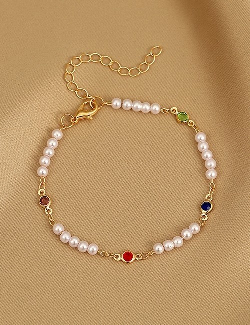 Браслет со звездами и эмалью R62437