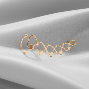 Кафф Медицинская сталь с напылением золотом J11087CJJ