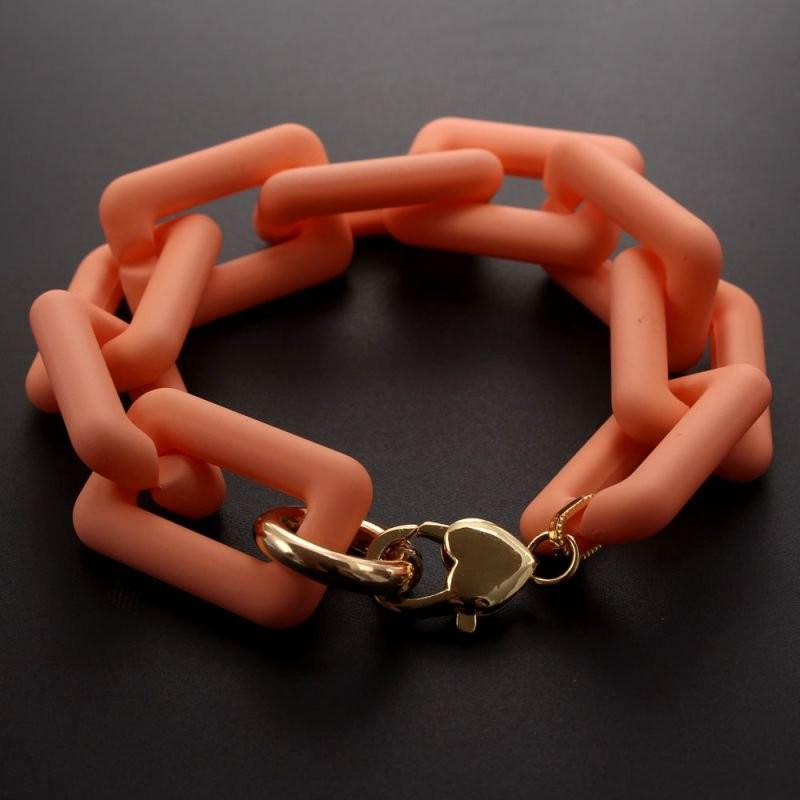 Браслет из крупных матовых звеньев CJD80521