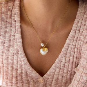 Колье из стали CJR89196