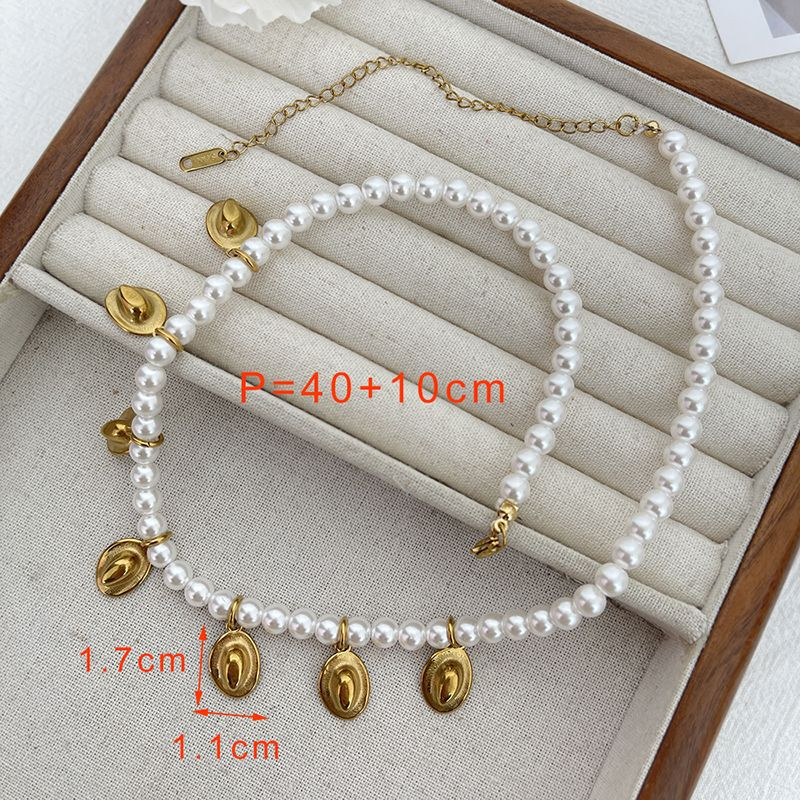 Жемчужное колье с ракушками CJN48905 Жемчужное колье с ракушками CJN48905