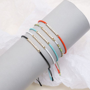 Браслет-нить с цветными вставками CJH65846 Браслет-нить с цветными вставками CJH65846