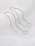 Минималистичные серьги-протяжки с кольцами M10579