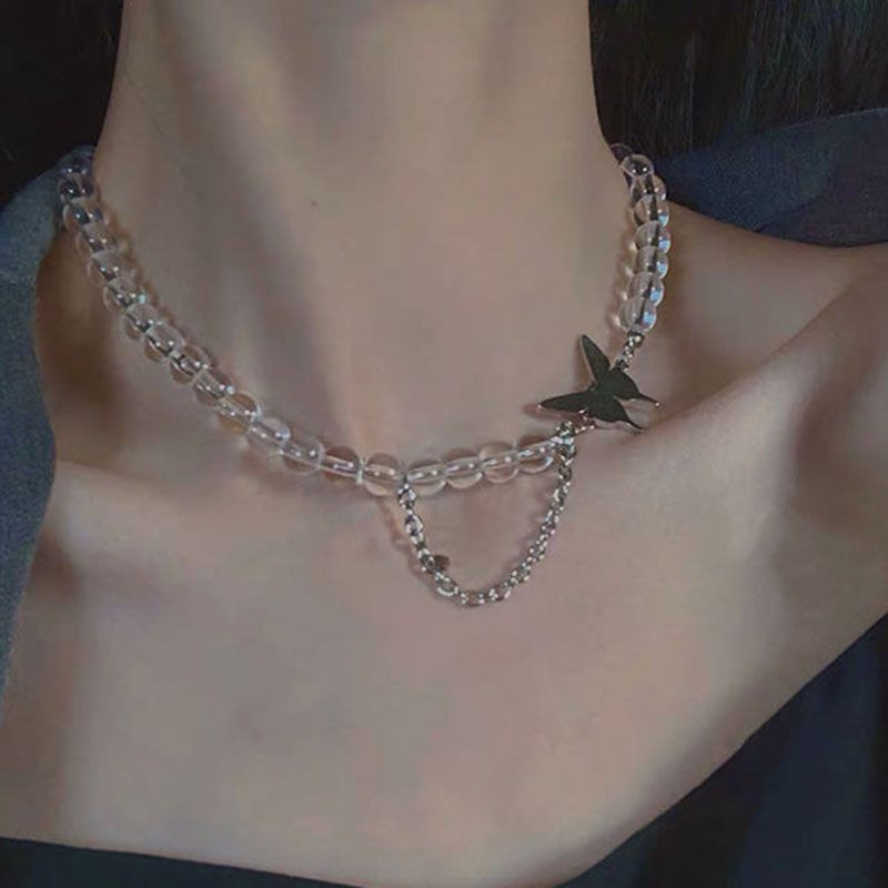 Колье из стали CJH70095