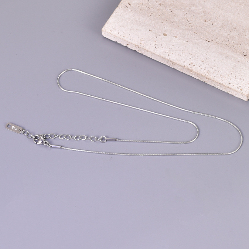 Тонкая титановая цепочка в стиле ультра-минимализм 1J11677CJJ