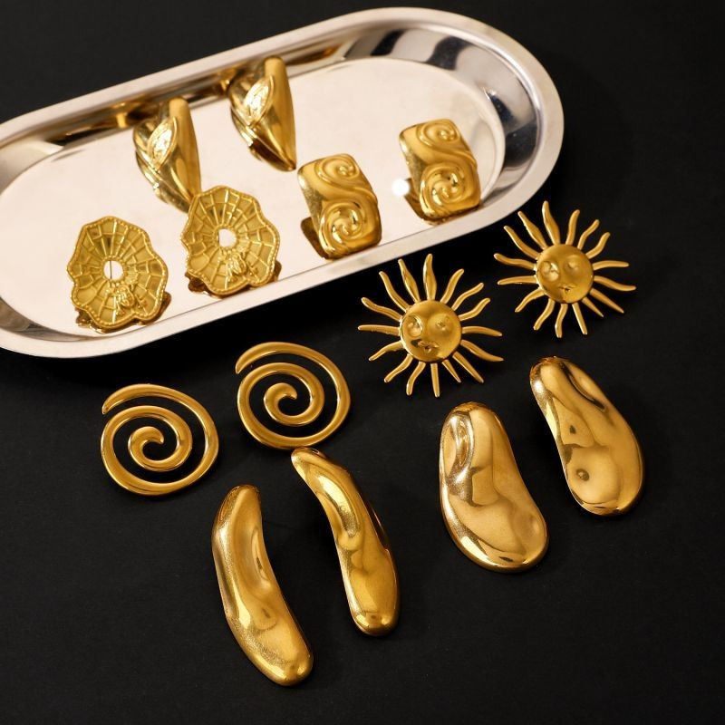 Серьги сталь CJG78736 Серьги сталь CJG78736