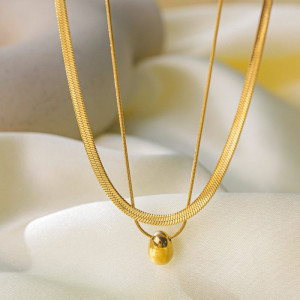 Колье из стали CJJ15145 Колье из стали CJJ15145