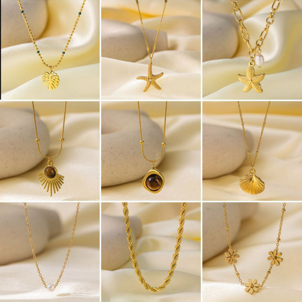 Колье из стали CJJ15145 Колье из стали CJJ15145