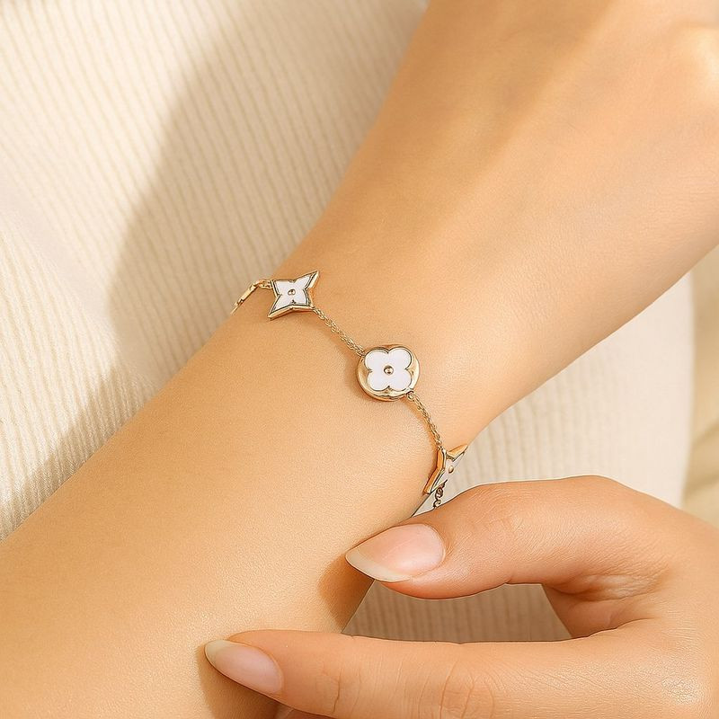 Браслет титановая сталь напыление золотом 1J12159CJJ