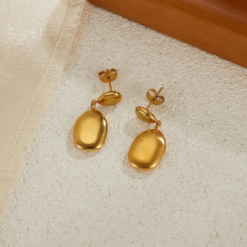 Серьги Висячие Овальные капли 1J11678CJJ Серьги Висячие Овальные капли 1J11678CJJ