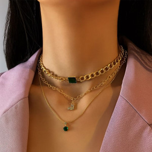 Колье ювелирный сплав 1J12441CJJ