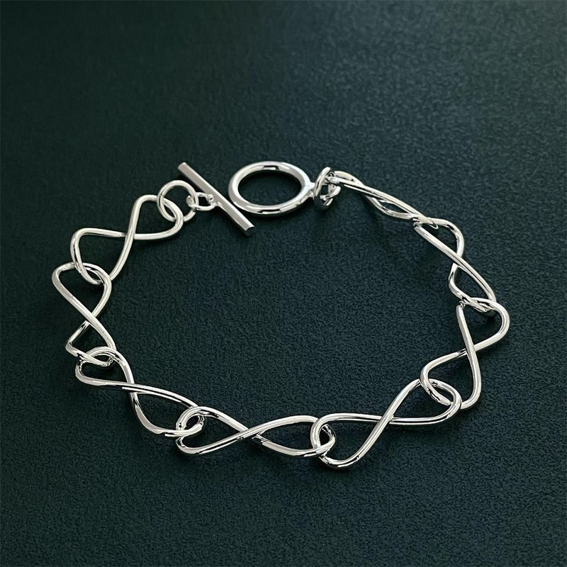 Браслет медный с напылением серебром 1J11882CJJ Браслет медный с напылением серебром 1J11882CJJ