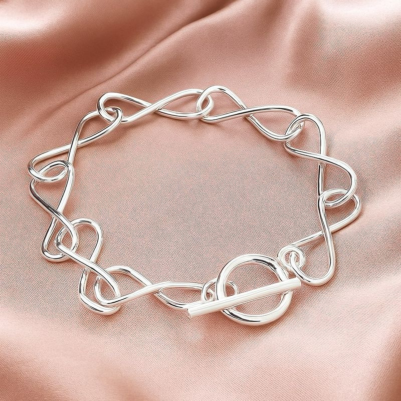 Браслет медный с напылением серебром 1J11882CJJ Браслет медный с напылением серебром 1J11882CJJ