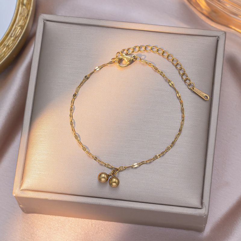 Браслет цепочка с подвесками в форме спелых вишен 1J12131CJJ