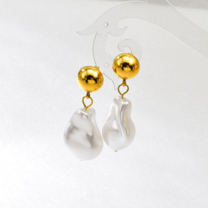 Серьги Висячие с барочным жемчугом CJR56277