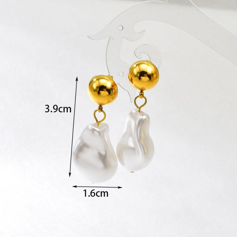 Серьги Висячие с барочным жемчугом CJR56277