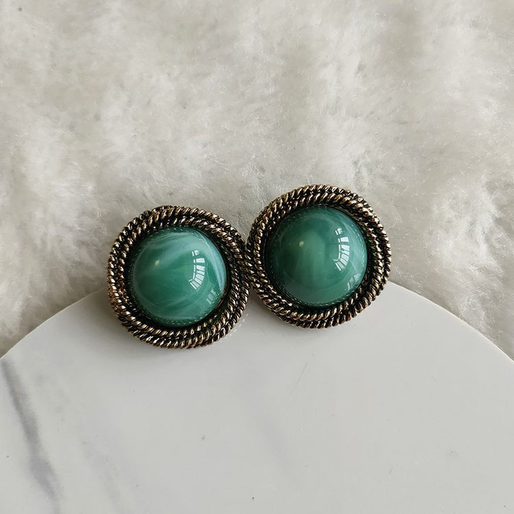 Серьги гвоздики камень ювелирный сплав J11507CJJ Серьги гвоздики камень ювелирный сплав J11507CJJ