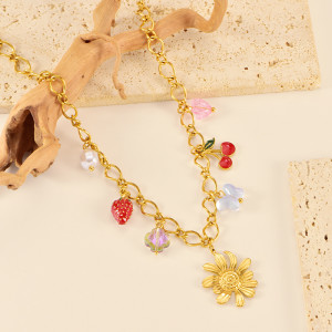 Колье из стали CJR89550