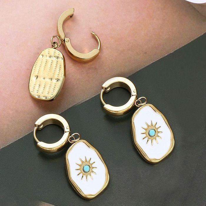 Серьги-трансформеры Солнце CJL13516